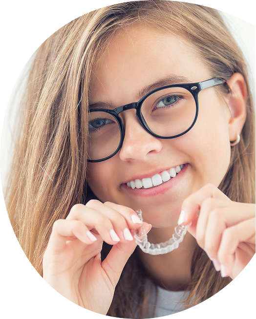 Child with Invisalign